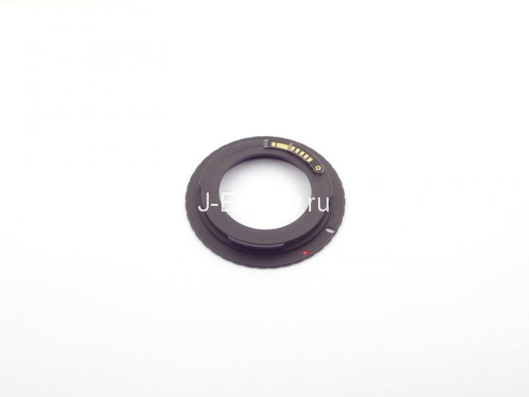 Переходное кольцо M42/Canon EOS (с чипом, цвет черный)