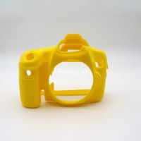 Силиконовый чехол для фотоаппарата Canon EOS 70D (цвет желтый)