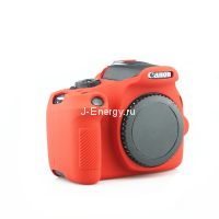 Силиконовый чехол для фотоаппарата Canon EOS 1300D (цвет красный)