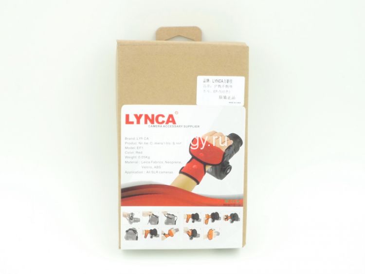 Кистевой ремень #004 LYNCA (универсальный, цвет красный)
